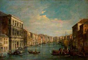 Venice: The Grand Canal Looking South-West from Palazzo Grimani