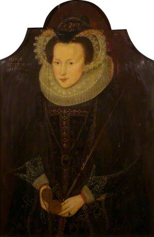 Mary Stuart, Queen of Scots (1542–1587), with an Open Watch in Her Hand