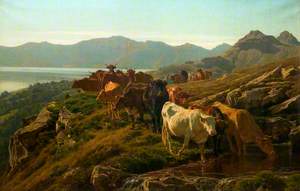 Highland Scene with Cattle