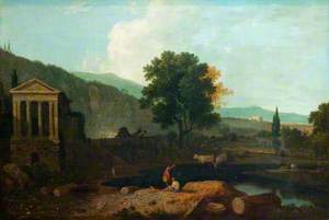 Landscape with the Temple of Clitumnus, near Spoleto