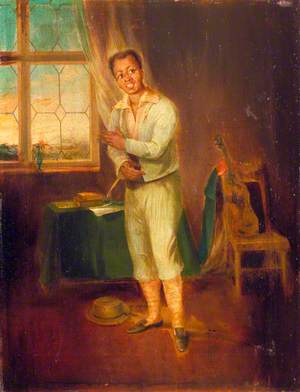 Ira Aldridge (1807–1867), as Mungo in 'The Padlock' by Isaac Bickerstaffe