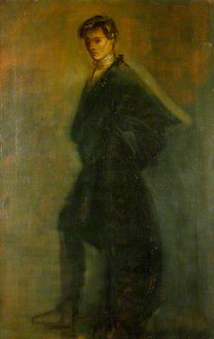 Edward Gordon Craig (1872–1966), as Hamlet in 'Hamlet' by William Shakespeare