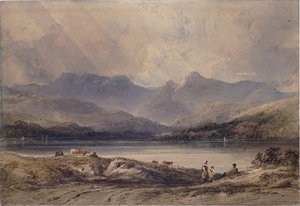 Langdale peaks from Windermere