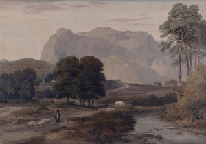 Landscape with Mountains