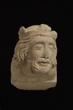 Corbel in the Form of a Bearded King