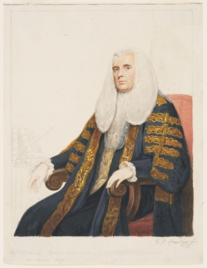 Portrait of Richard Pepper Ardene, Lord Alvanley, Master of the Rolls