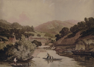 A River Scene in Devonshire'