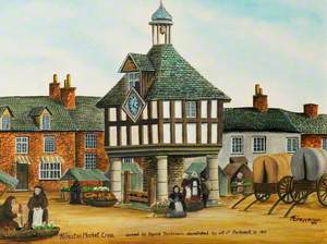 Nuneaton Market Place, Warwickshire, Owned by Squire Tomkinson, Demolished by Act of Parliament, 1810