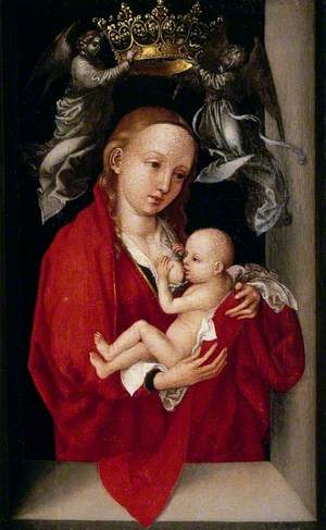 'Maria Lactans', The Virgin and Child Crowned by Angels