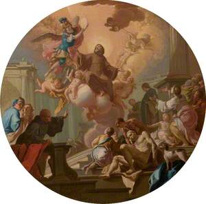 The Reception of Saint John of God into Heaven
