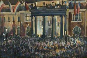 The Council House, Nuneaton – VE Nights, 8–9 May 1945