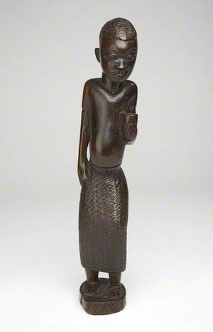 Standing Male Holding Vessel