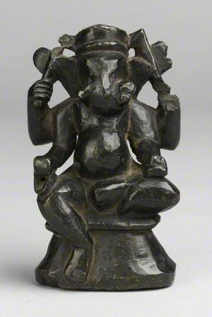 Lord Ganesha with One Leg Unfurled