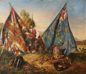 The Colours of the Royal Warwickshire Regiment (6th Regiment of Foot)