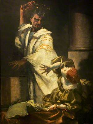 The Flowered Dress, Anthony Quayle (1913–1989), as Othello and Barbara Jefford (b.1930), as Desdemona