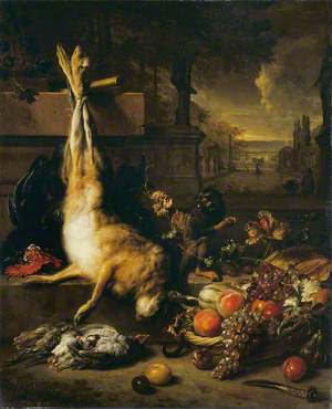 Dead Hare, Fruit and Monkey