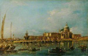 Venice: the Dogana with Santa Maria della Salute