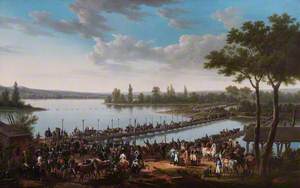 The Passage of the Danube by Napoleon before the Battle of Wagram