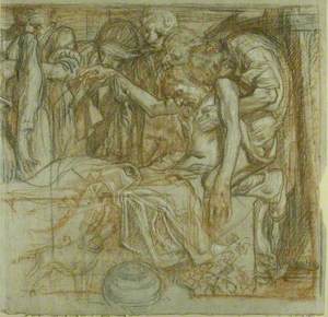 The Entombment, Study for a Stained Glass Window