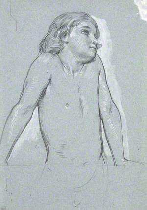Half-length Drawing of a Boy