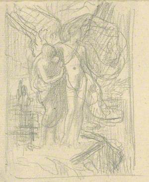 Compositional Sketch for 'Daedalus and Icarus'