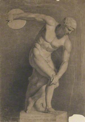 Drawing of the Discobolus
