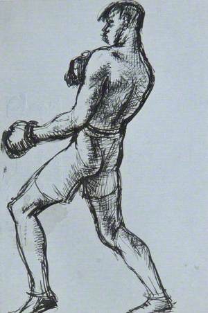 Drawing of a Boxer