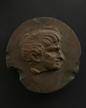 Left Profile of Emperor Trajan