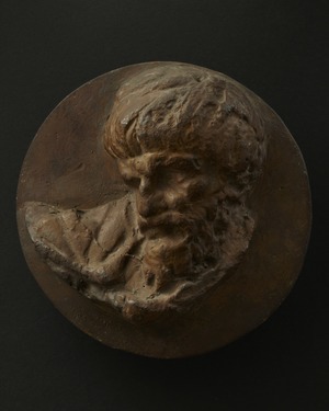 Head of a Dacian Man Looking Down and to His Right