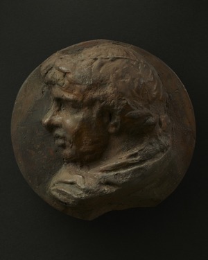 Head of Roman Man Wearing Wreath