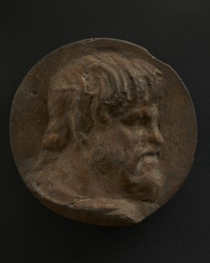 Head of Bearded Dacian in cloak