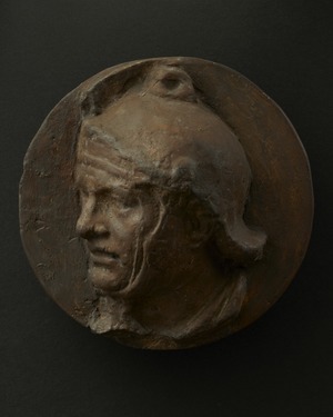 Head of Older, Clean-Shaven Roman Legionary or Auxiliary