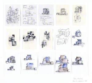 Sketch Design Drawings for the Belgrade Theatre, Coventry Project