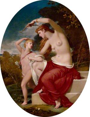 Nymph and Cupid