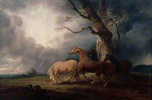 Horses in a Thunderstorm