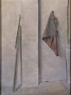 Column and Leather Waistcoat