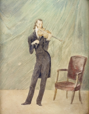 A Violinist in the Style of Nicolò Paganini