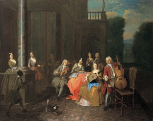 A Musical Party on a Terrace