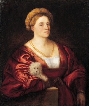 Portrait of a Lady with a Dog