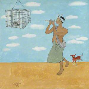A Piper with Two Caged Birds*