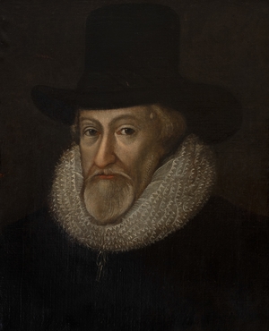 Sir Francis Bacon (1561–1626), Wearing a Dark Hat and White Ruff