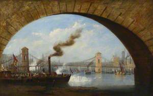 Opening of Old Hungerford Bridge