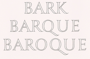 Bark Barque Baroque, with John R. Nash