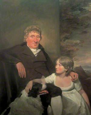 James Morison of Naughton, with His Granddaughter