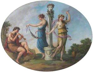 Pan Celebrating the Feast of Bacchus