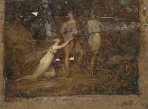 Trial Painting of a Classical Scene from Tasso