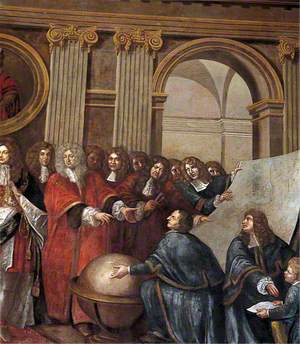 James II Receiving the Mathematical Scholars of Christ's Hospital