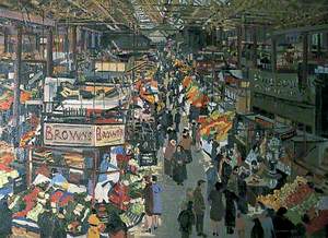 Interior View of Kirkgate Market, 1930/1931