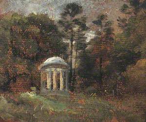 Woodland Scene with a Temple