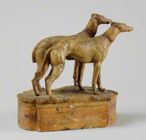 Maquette for 'Two Greyhounds'
